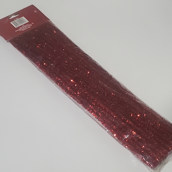 5/$15 50 Metallic Chenille Stems Red - Picture 3 of 4